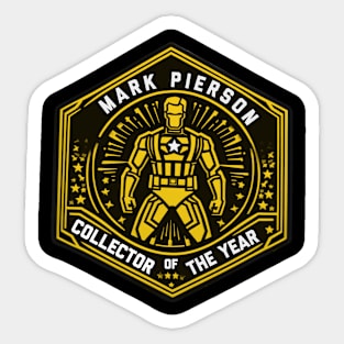 Mark Pierson Collector of the Year Sticker